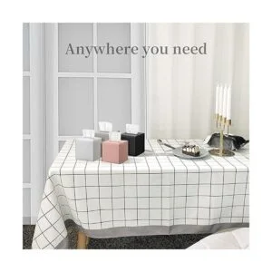 REGELETO Funda cuadrada para caja de pañuelos soporte de_7