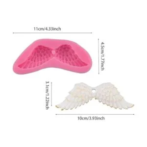 Cestony 2 moldes de silicona con alas de ángel para_2