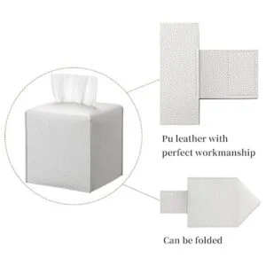 REGELETO Funda cuadrada para caja de pañuelos soporte de_3