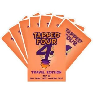 Juego de cartas Tapped Four Travel Edition 2 a 6_1