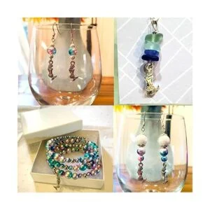 Honbay 100 piezas de aleación antigua sirena encantos_6