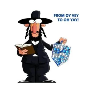 Hanukkah Poppit Dreidel Pop Fidget Toy Chanukah Party_6