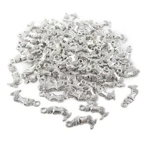 Honbay 100 piezas de aleación antigua sirena encantos_4