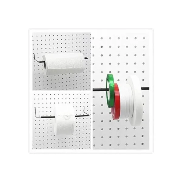 Soporte de toallas de papel para tablero de clavijas_3