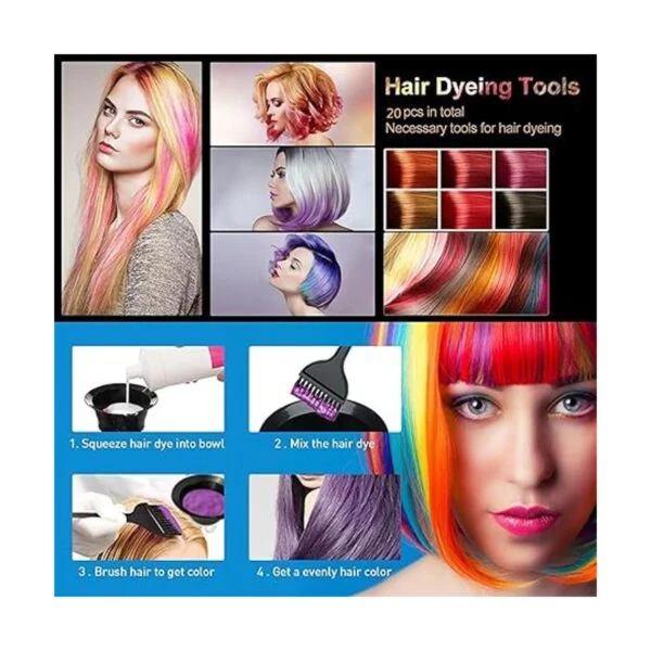 de 20 cepillos y cuencos teñir el cabello kit de_2