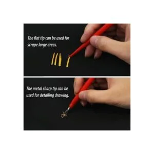 18 piezas herramientas de arte para rayar lápiz de color_4
