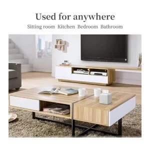 REGELETO Funda cuadrada para caja de pañuelos soporte de_6