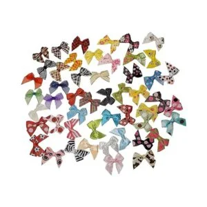 50 lazos de cinta para regalo para decoración del hogar_3