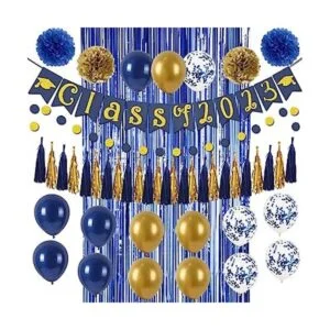 Decoraciones para fiestas de graduación 2022 en colores_1