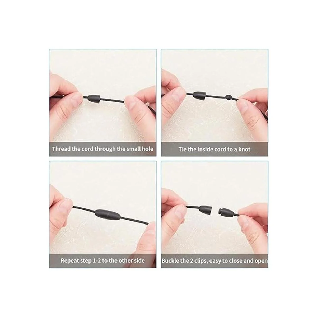 PH PandaHall Cierre de separación para cordón juego de 30_7