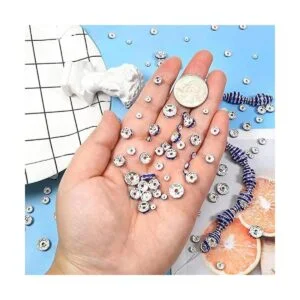 TOAOB 400 cuentas separadoras Rondelle de 0.157 in 0.236_4