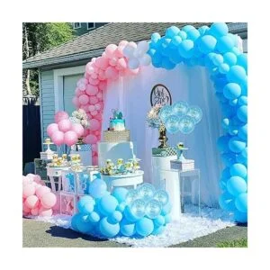 Globos reveladores de género 50 globos de látex rosa azul_5