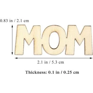 30 piezas de manualidades de madera Little MM recorte de_2
