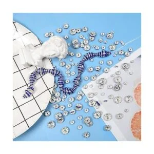 TOAOB 400 cuentas separadoras Rondelle de 0.157 in 0.236_3