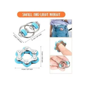 El juego de 8 juguetes para ansiedad incluye 4 cadenas de_2