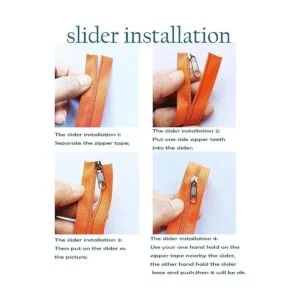 Cremalleras de nailon de 10 yardas con cremallera por el_5