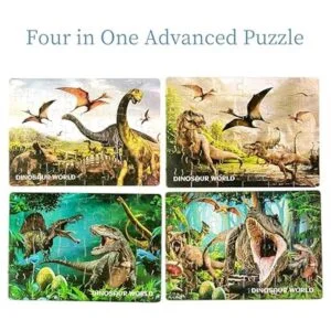 Toreta Rompecabezas para niños de 4 a 8 años paquete de 4_2