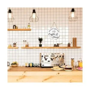 Letrero de barra de café decoración de café letrero de_3