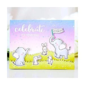 Troqueles de elefante con sello de elefante troquelado en_7