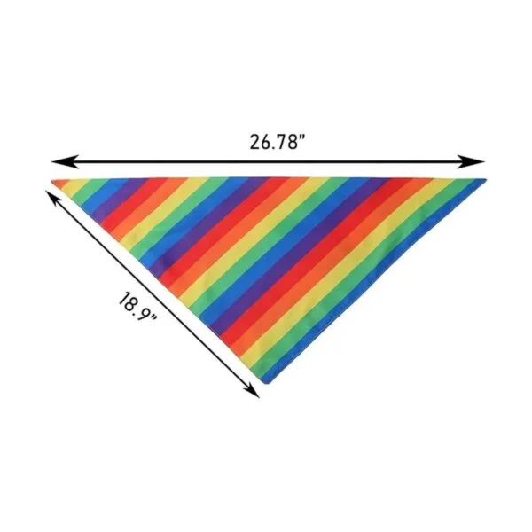 Tinsow Pañuelos multiusos con diseño de arco iris para_3