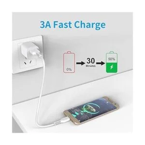 Cable micro USB corto de 1 pie paquete de 5 cables micro_2