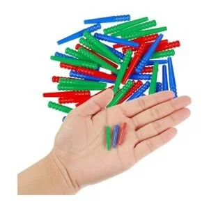 48 clavijas de plástico para cuna de 3 colores clavijas_3