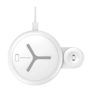 Cargador inalámbrico Nalwort 2 en 1 almohadilla de carga_1