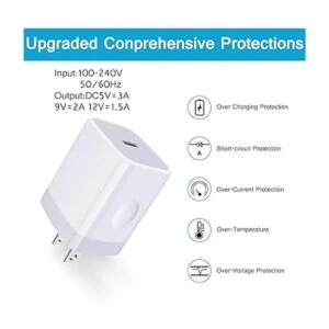 USB C Wall Charger 20W PD3.0 Fast Charging Block Type C_6