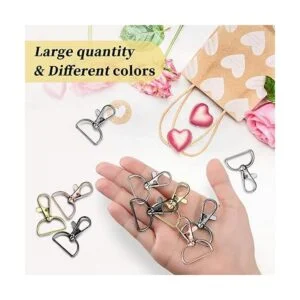 25 cierres giratorios de metal con ganchos para llavero_6