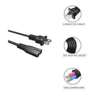 Cable de alimentación de CA compatible con Canon PIXMA_3