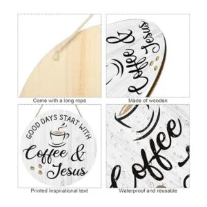 Letrero de barra de café decoración de café letrero de_7