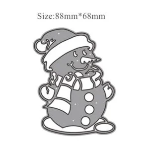 XMYXCRAFT Muñeco de nieve de metal de Navidad lindas_2