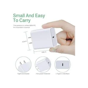 Cargador de pared USB C 18 W PD 3.0 cargador rápido_5