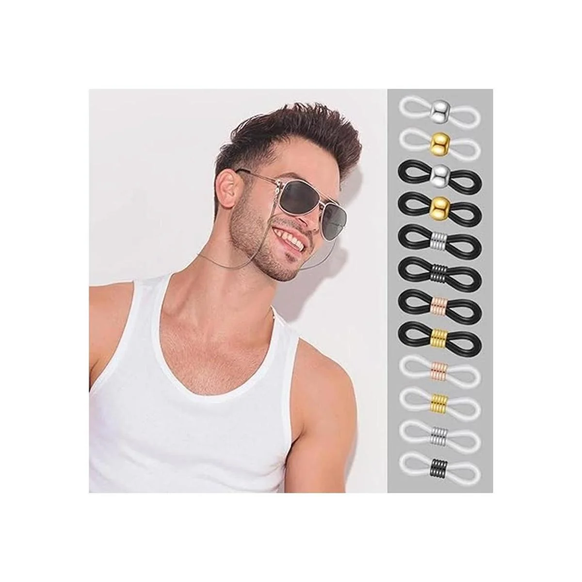 Terminales de cadena de gafas para gafas soporte de_4