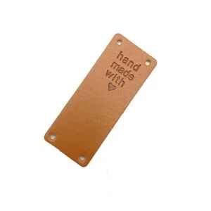 Wenplus 40 etiquetas plegables hechas a mano de cuero de_4