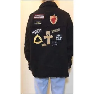 Parche bordado de 1 34 pulgadas de la Biblia abierta con_3