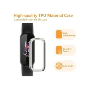 Hianjoo 4 protectores de pantalla compatibles con Fitbit_2