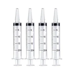 Paquete de 4 jeringas de plástico con medición sin aguja_1