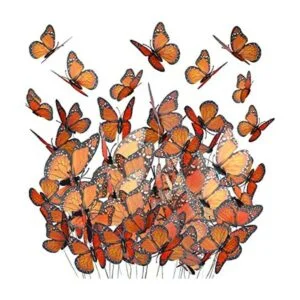 Decoración de mariposa monarca de 3 tamaños decoración de_1