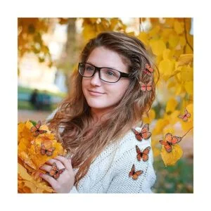 Decoración de mariposa monarca de 3 tamaños decoración de_7