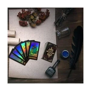 SUNHHX Juego de cartas de tarot 78 tarjetas de tarot_4