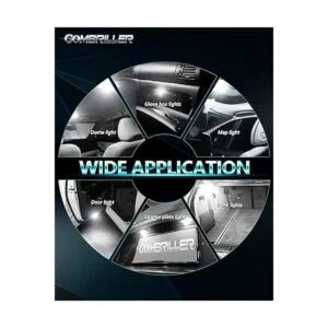 Combriller 194 bombillas LED de 6000 K color blanco sin_7