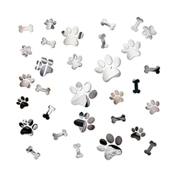 12 hojas de espejo de perro adhesivo de pared incluye 18_1