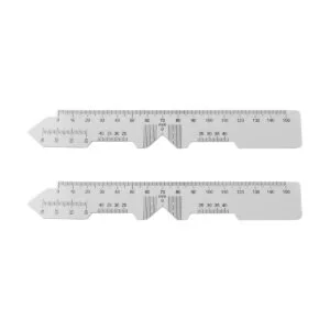 JCBIZ 2pcs gafas pupila distancia regla 5.906 in ojo_2
