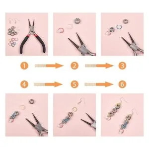 PH PandaHall Anillos de salto de colores 160 piezas de 16_5