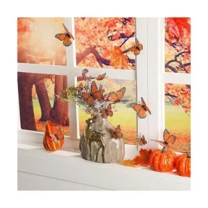 Decoración de mariposa monarca de 3 tamaños decoración de_5