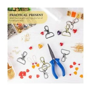 25 cierres giratorios de metal con ganchos para llavero_7