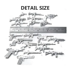 20pcs Plata Antiguo Chapado Revólver Remolver_3