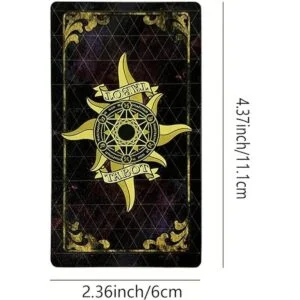SUNHHX Juego de cartas de tarot 78 tarjetas de tarot_6