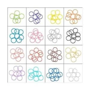 PH PandaHall Anillos de salto de colores 160 piezas de 16_4